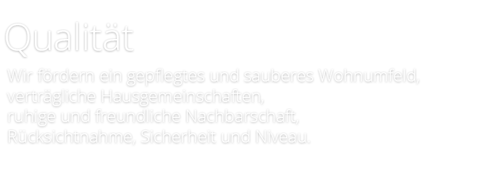 Gute Nachbarschaft